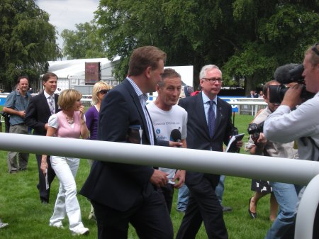 Interviewed by the Press