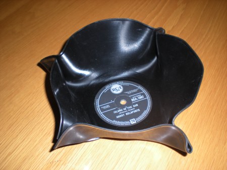 Plantpot from 78rpm Record
