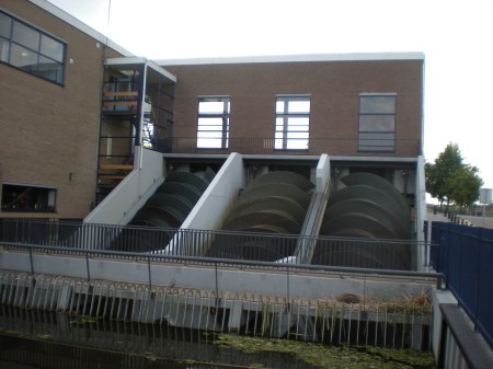 Archemedian Screw Pump at Kinderdijk