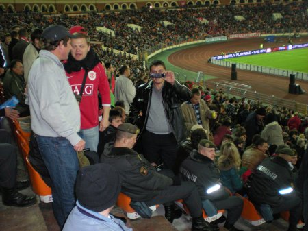 At Belarus England in Minsk - Click for Large At Belarus England in Minsk