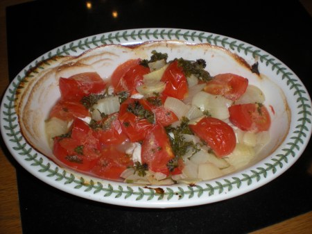 Baked Haddock After Cooking - Click for Large Baked Haddock After Cooking