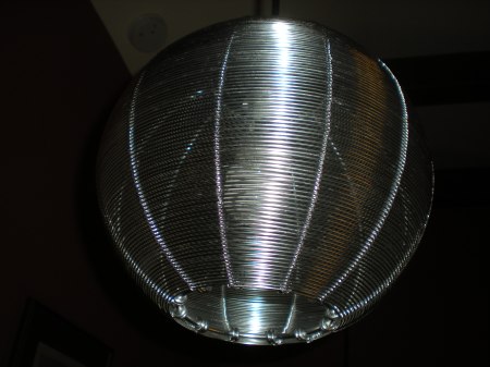 Globe-Shaped Wire-Wrap Shade - Click for Large Globe-Shaped Wire-Wrap Shade