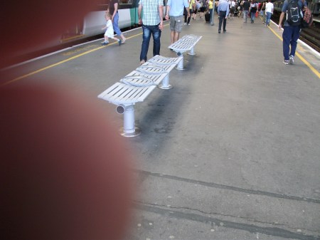 Seats on London Bridge Station