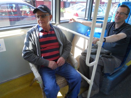 How To Carry a Basket Chair on a 341 Bus