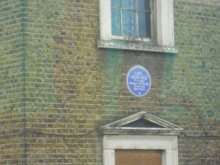 Luke Howard, Namer of Clouds Lived Here