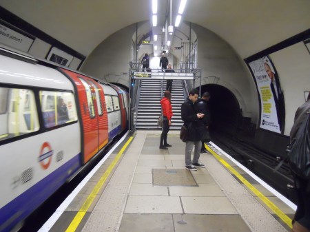 Tricky Stairs at Clapham North Station