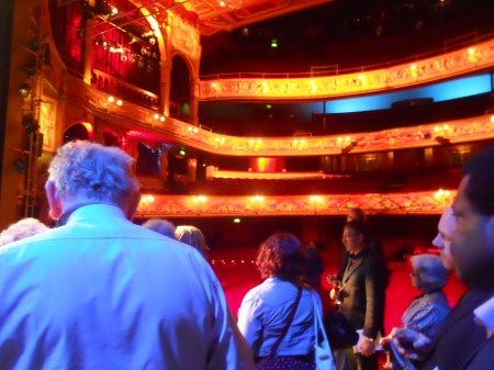 On Stage at the Hackney Empire