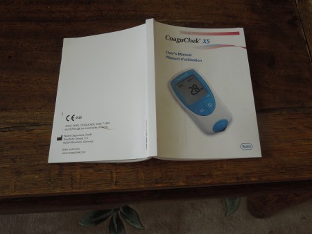 The Non-Spiral Bound CoaguChek Manual