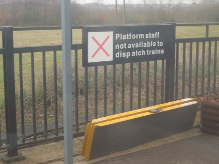 Do-It-Yourself Wheelchair Ramps At Manningtree Station