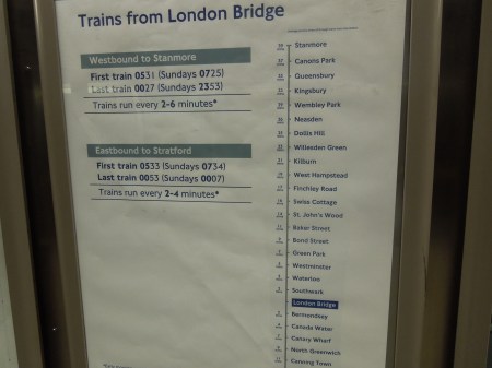 The Two-Minute Rule On The Jubilee Line