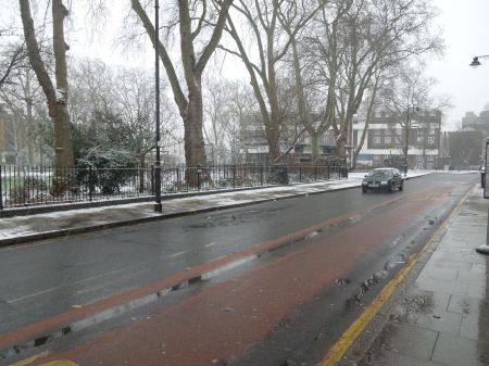 Newington Green In The Snow