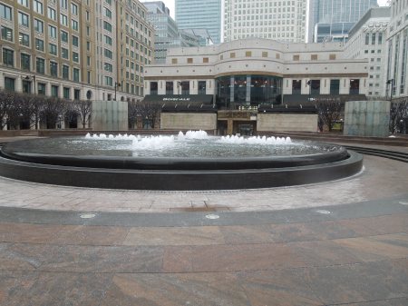 The Fountains At Canary Wharf