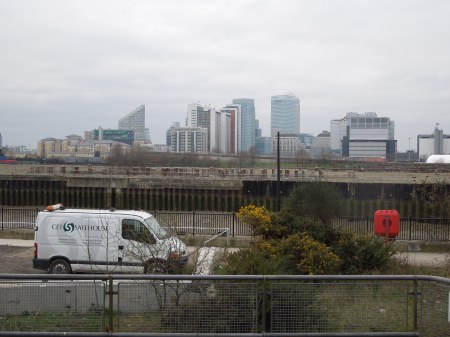Canary Wharf From Canning Town Station