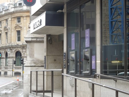 NatWest's Euro Cashpoint On Bishopsgate