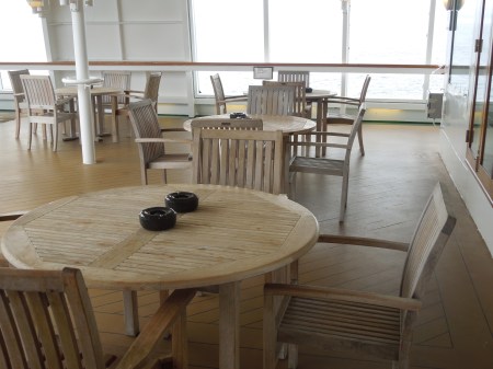 Smoker's Corner On Oriana