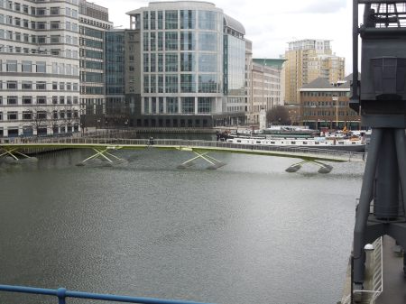 Canary Wharf's Floating Bridge