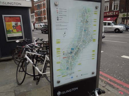 informational Map At The Angel