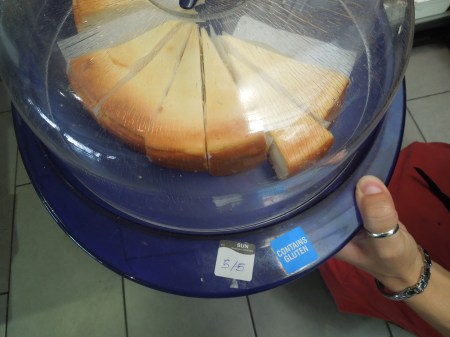 Cake at Pizza Express