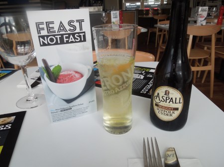 Aspall Cyder At Pizza Express
