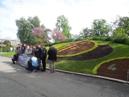 Geneva's Flower Clock