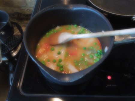 Cooking The Haddock In The Sauce