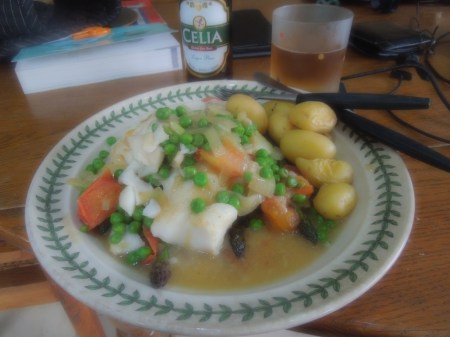Haddock On A Bed Of Asparagus