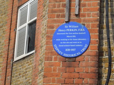 A Blue Plaque In Stepney