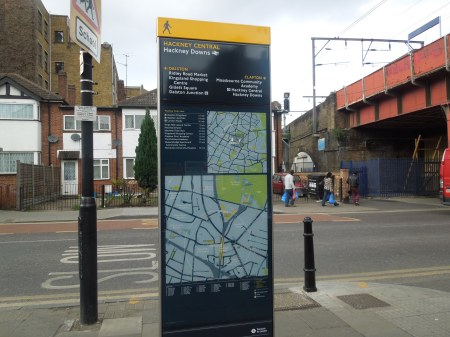 The Hackney Downs Information Board