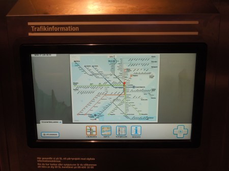 Stockholm's Interactive Metro Map 