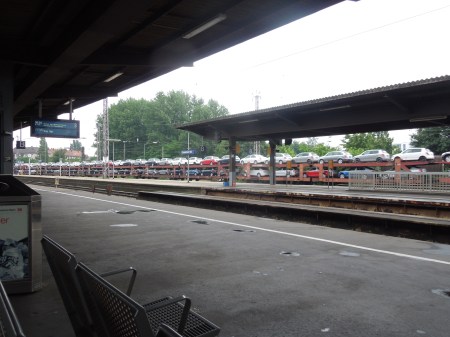Car Carrying Trains At Osnabruck