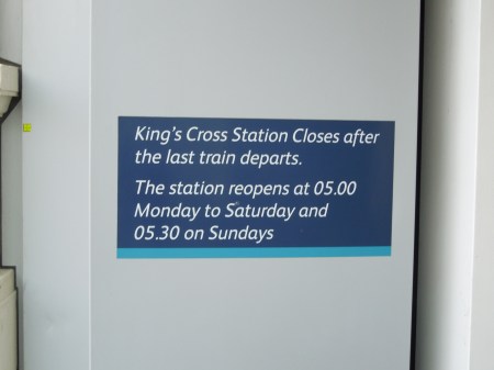 Sensible Station Opening Hours