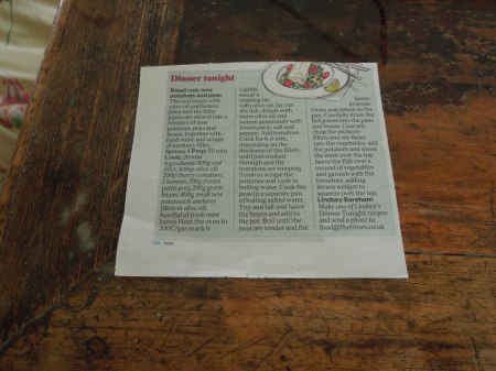 A Recipe Cut From The Times