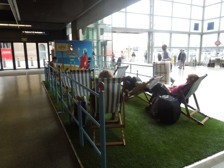 The Beach Comes To St. Pancras