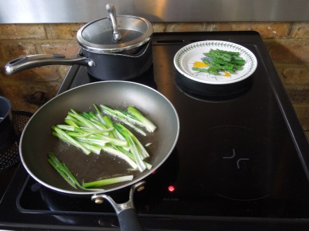 Cooking The Spring Onions