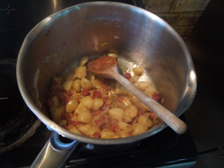 Chorizo Hash - Cooking The Onion, Potatoes And Sausage