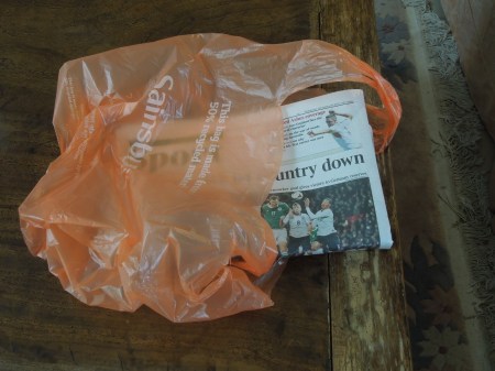 A Free Bag To Keep My Paper Dry