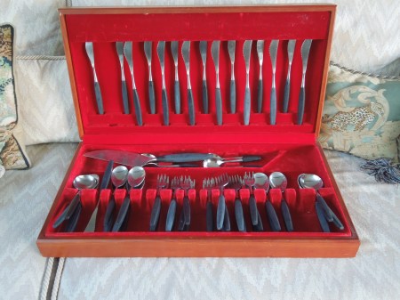 A Box Full Of Sheba Cutlery