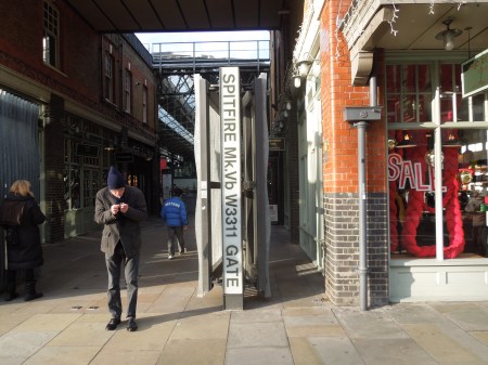 The Spitfire Gate At Spitalfields Market