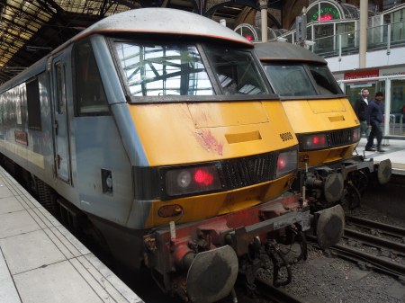 Birdstrike On A Class 90