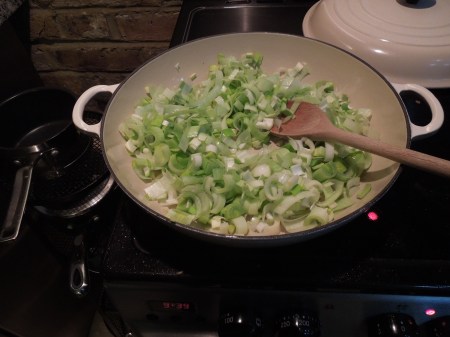 Cooking The Leeks
