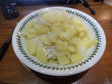 Cod, Potatoes And Onions