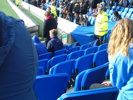 Comfy Seats At The AMEX Stadium