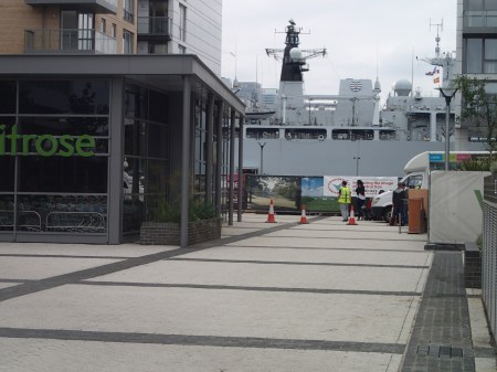 The Navy Pops Into Waitrose