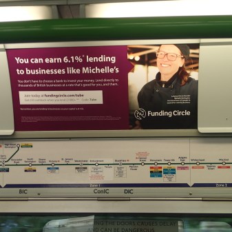 Funding Circle Does Underground Adverts