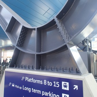 Steelwork At Reading Station
