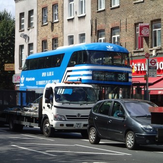 And Now We've Got A Blue Bus!