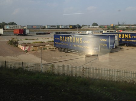 Freight Trains On The Bacon Factory Curve