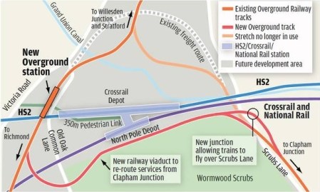 Rail Lines At Old Oak Common