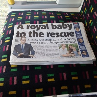 Could The News Of The Royal Baby Really Change The Referendum Result?