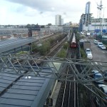 A Central Line Train Arrives From Essex